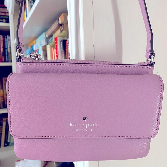 COPY - BRAND NEW- LAVENDER KATE SPADE CROSSBODY!! - Picture 1 of 10